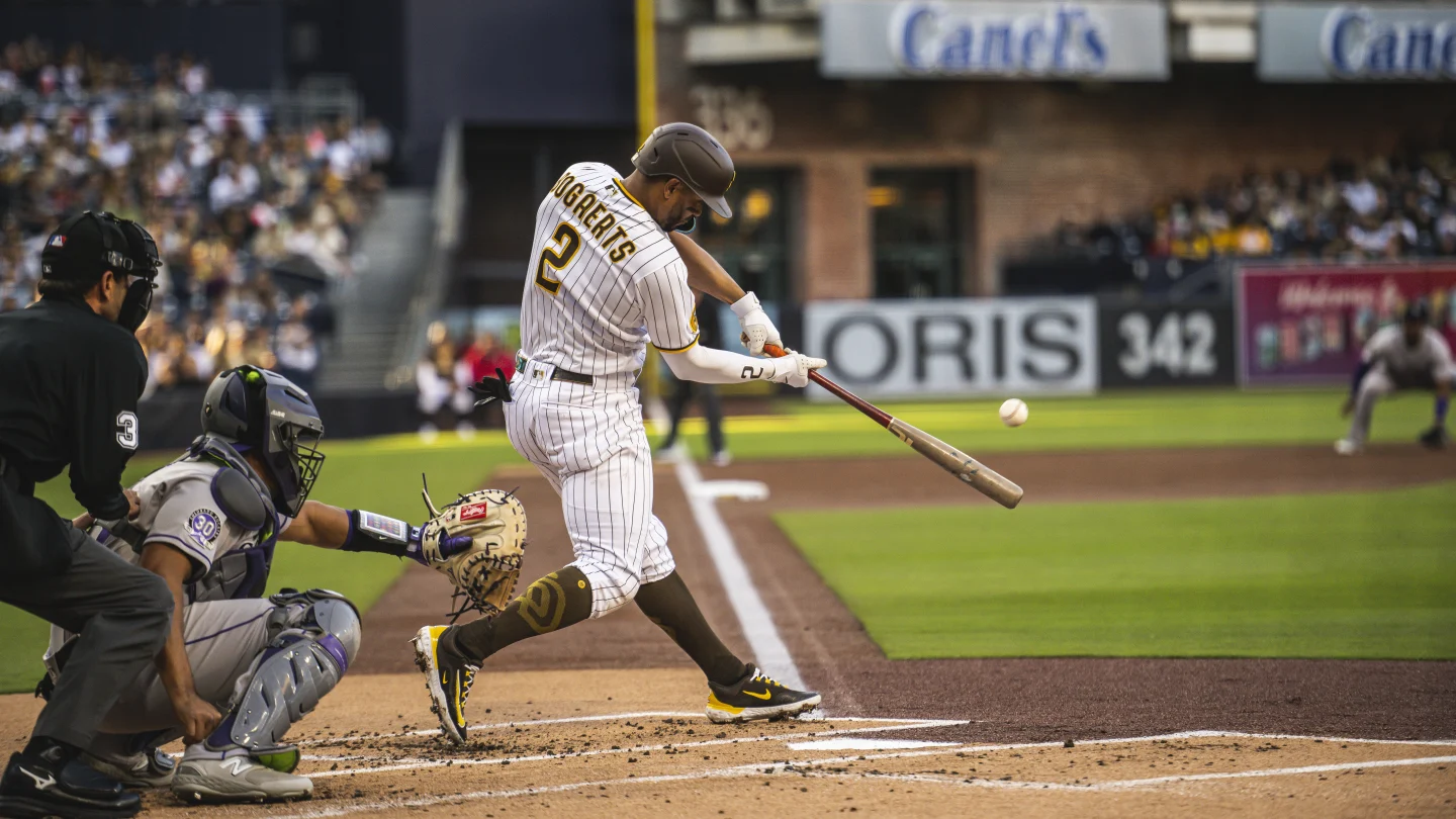 Xander Bogarts leads the Padres in most offensive categories: Batting Average, RBIs, Hits, Home Runs, and OBP - Cardinals Padres Picks