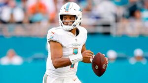 Tua will play at least a drive or two tonight for Miami - Jaguars Dolphins Picks