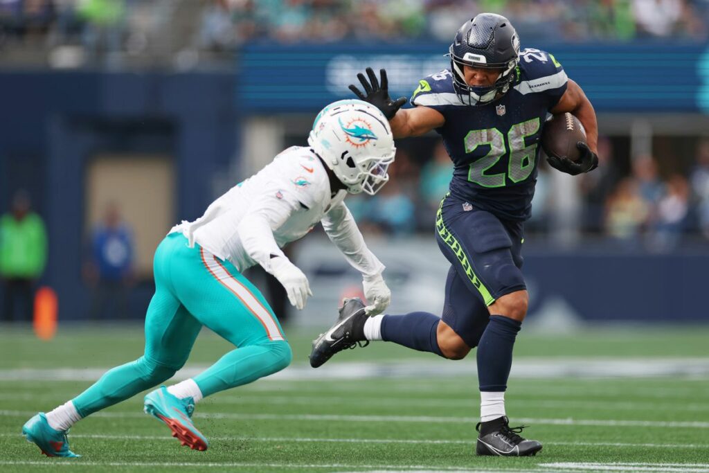 Zach Charbonnet had monster games last year and is a great late round pick