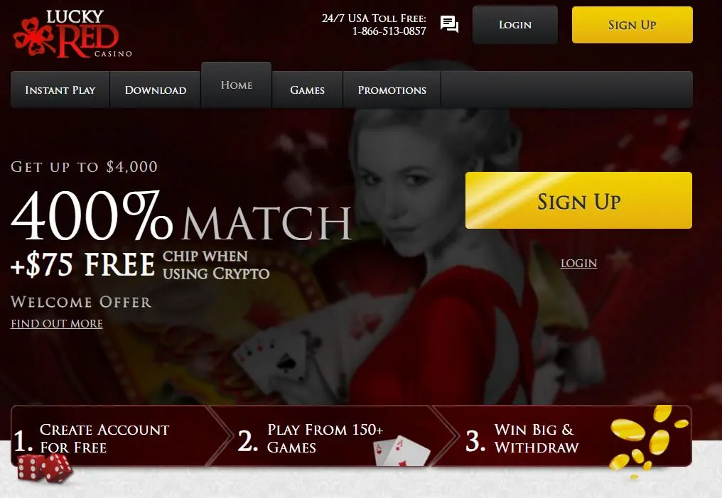 lucky red casino real june 2026 mini review