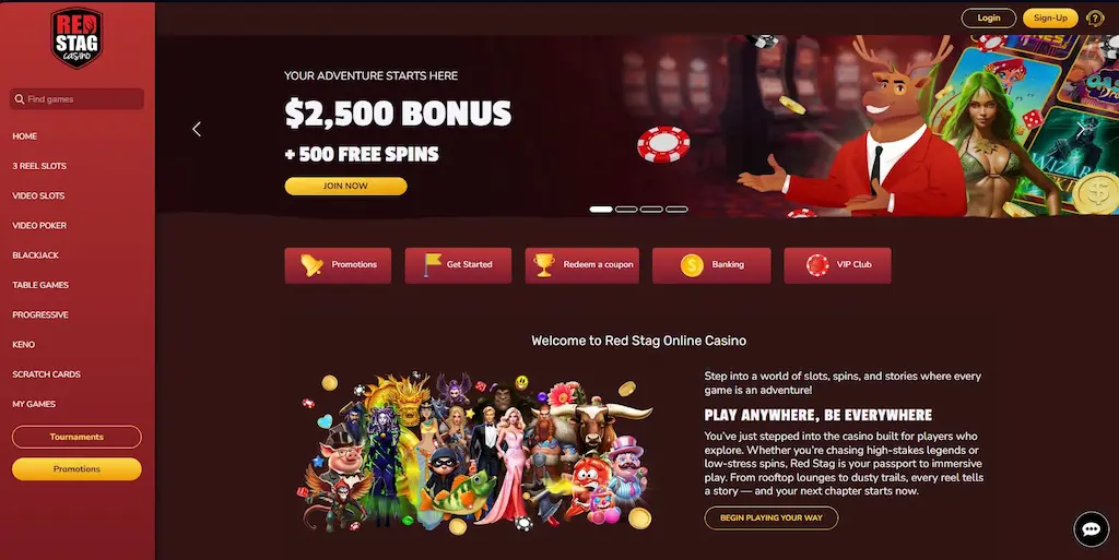 red stag casino real june 2026 mini review
