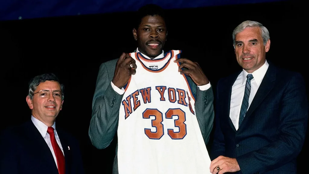 Patrick Ewing as the 1st overall pick