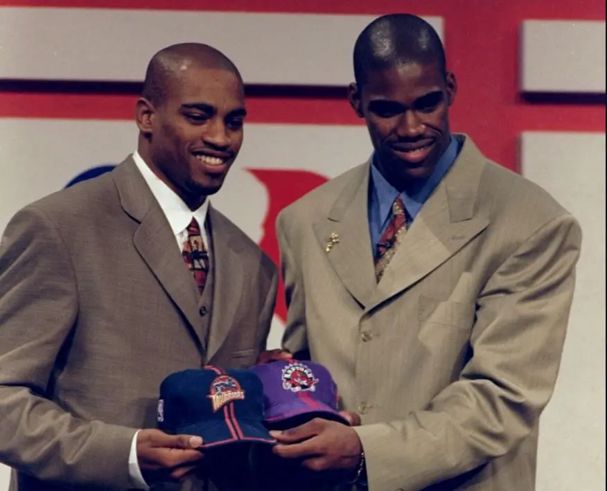 Vince Carter being traded to the Warriors for Antawn Jamison