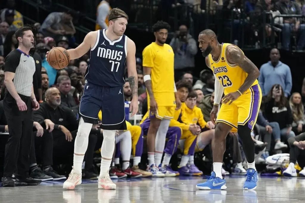 LA Lakers Luka Doncic LeBron James most popular nba teams