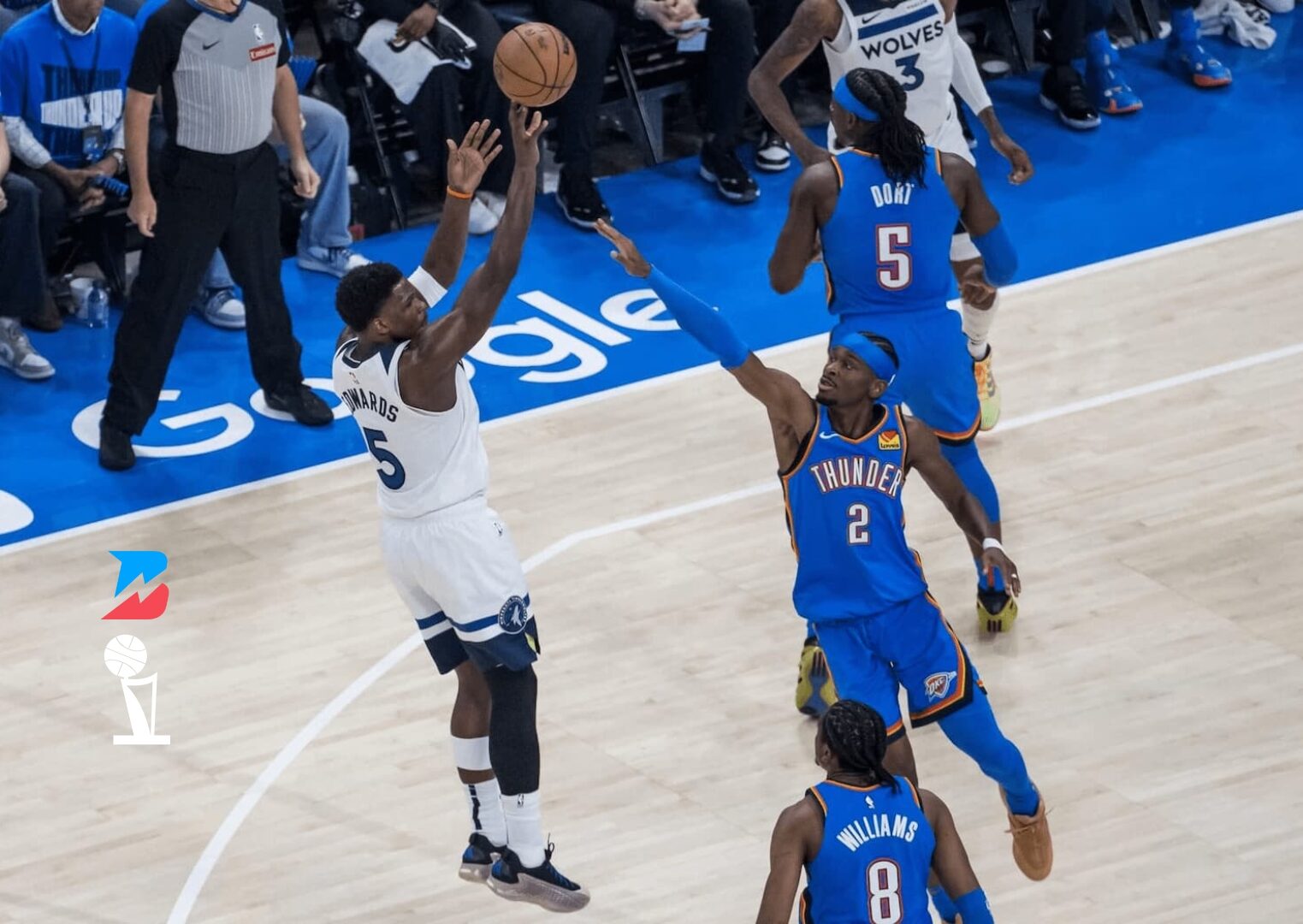 Anthony Edwards pulls up for the Timberwolves