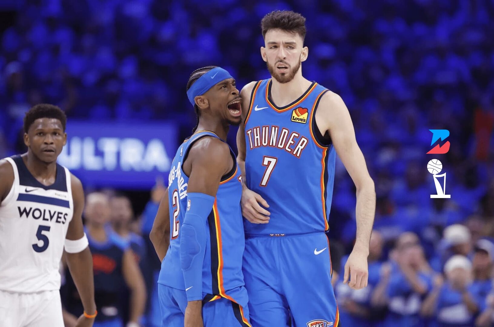 Chet Holmgren and Shai Gilgeous-Alexander