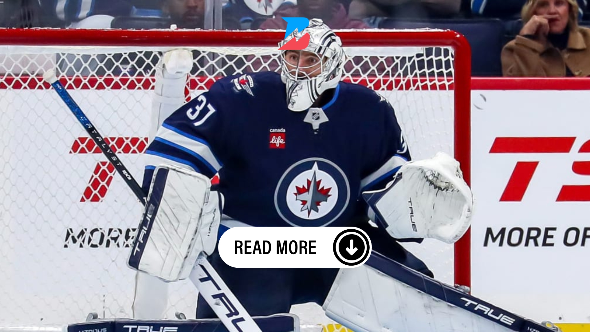 Connor Hellebuyck and the Jets host the Stars tonight
