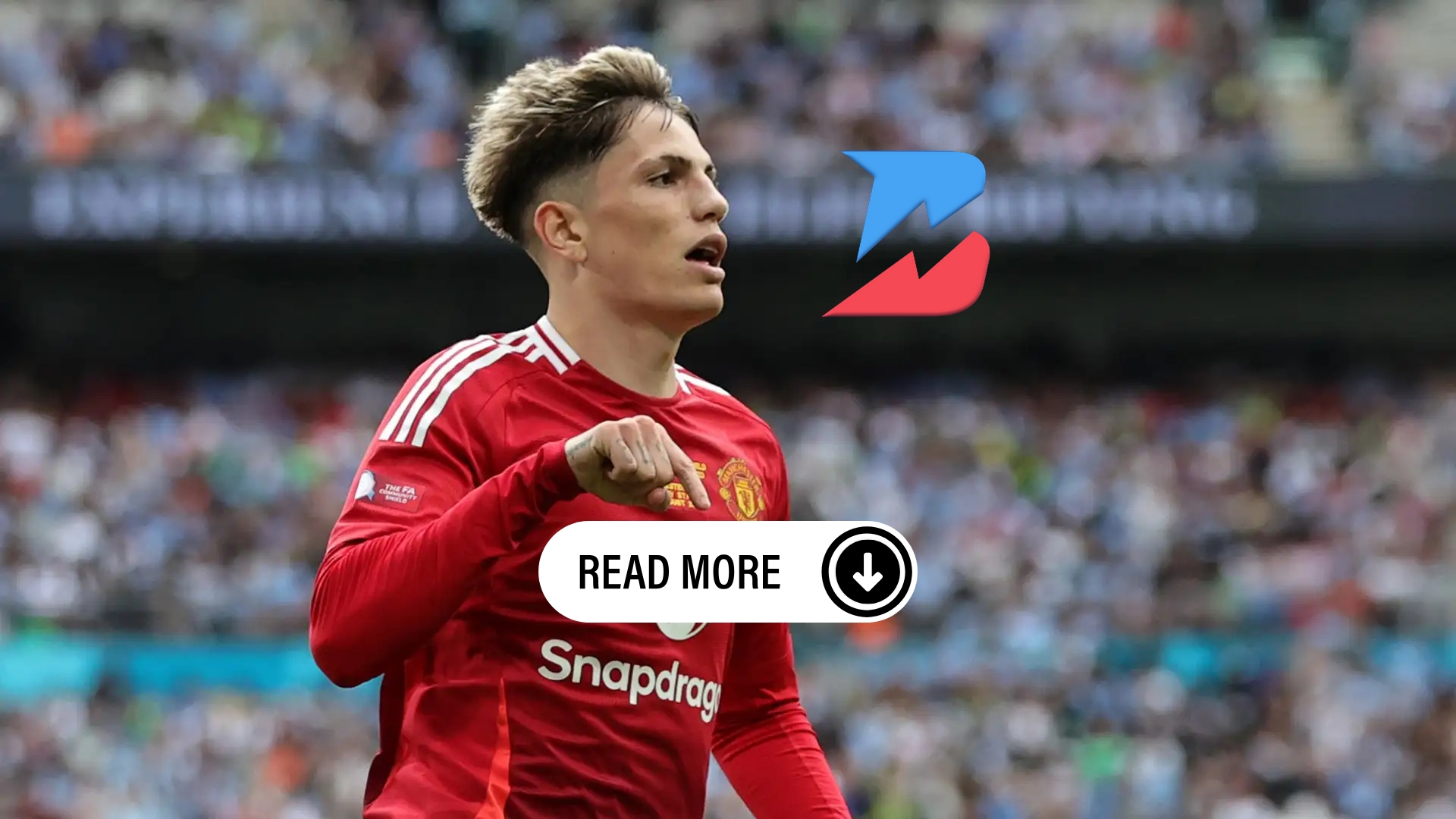 Garnacho and Manchester United take the pitch today against Tottenham for the Europa League Final