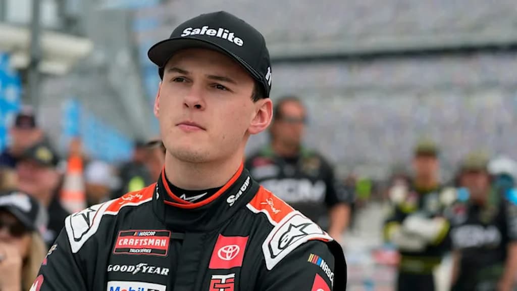 Corey Heim, the betting favorite for the NASCAR Truck Series Rackley Roofing 200 at Nashville Superspeedway