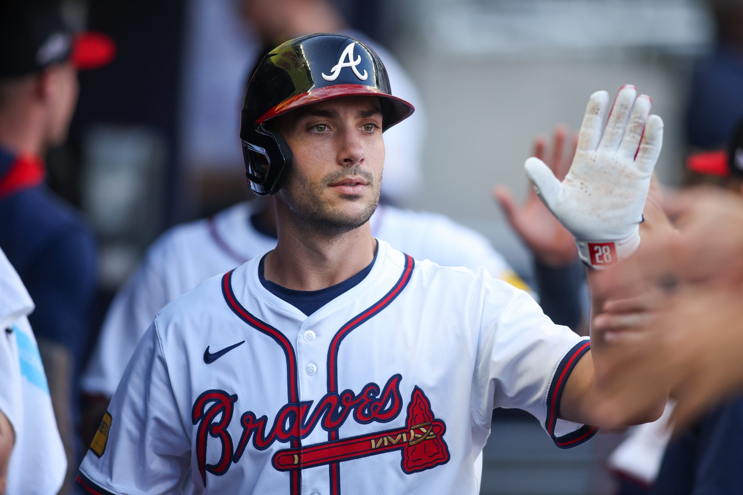 Matt Olson Celebration