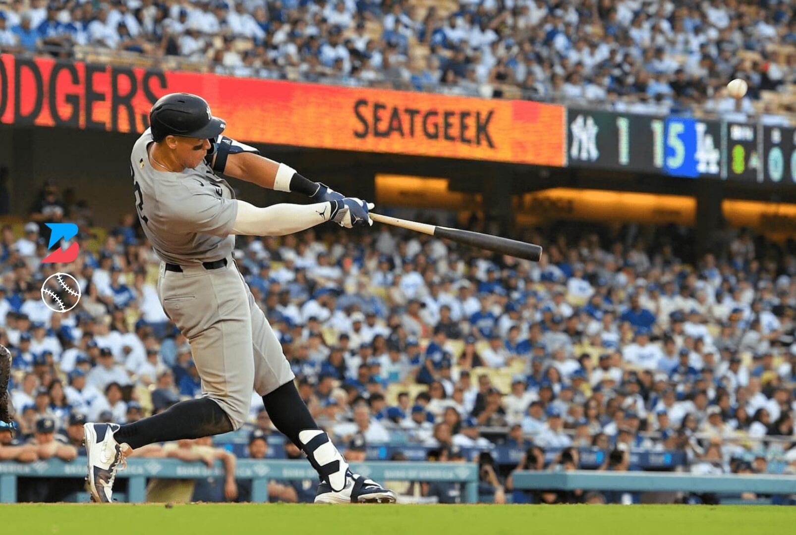 Aaron Judge Smacking a long ball