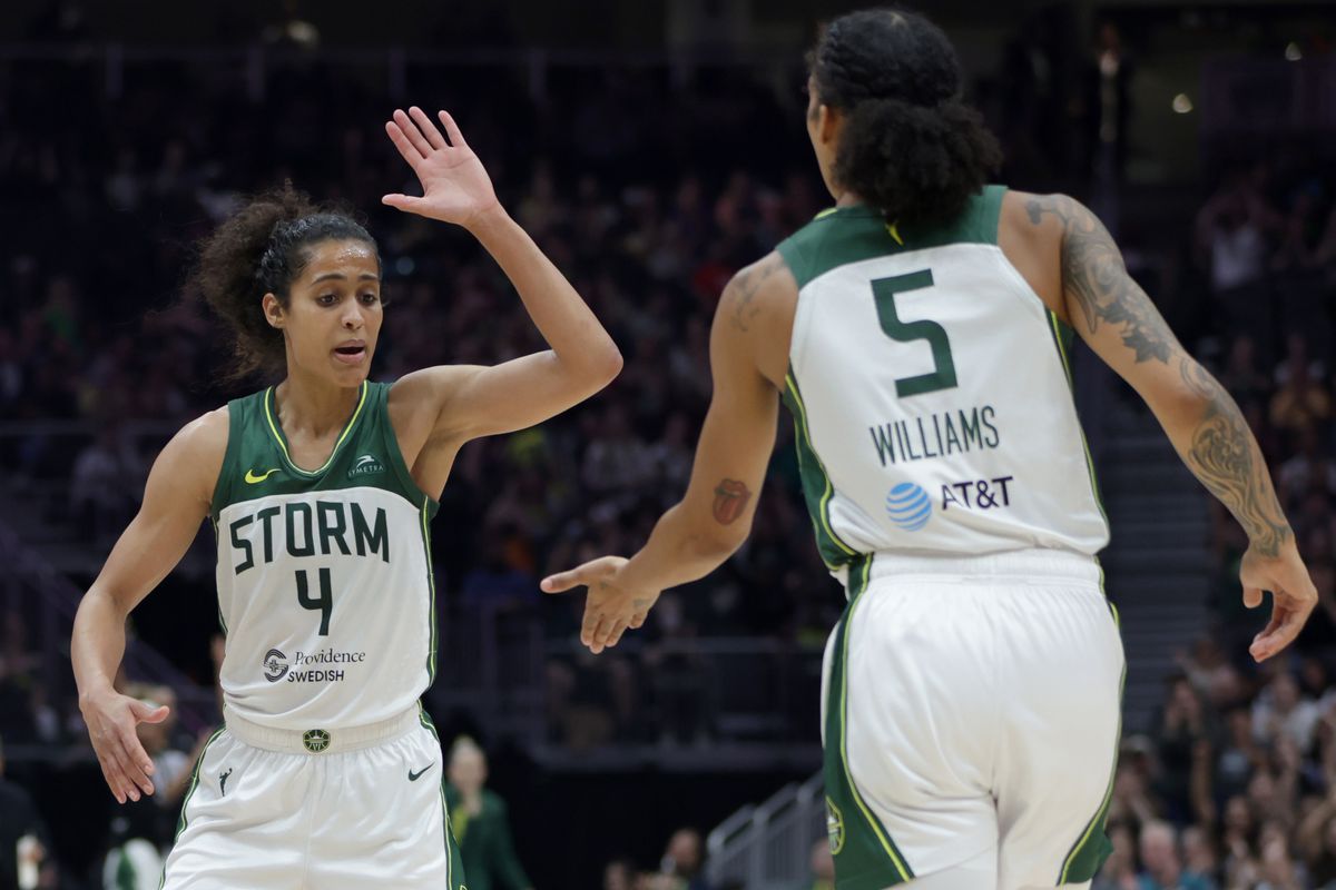 Skylar Diggins and Gabby Williams