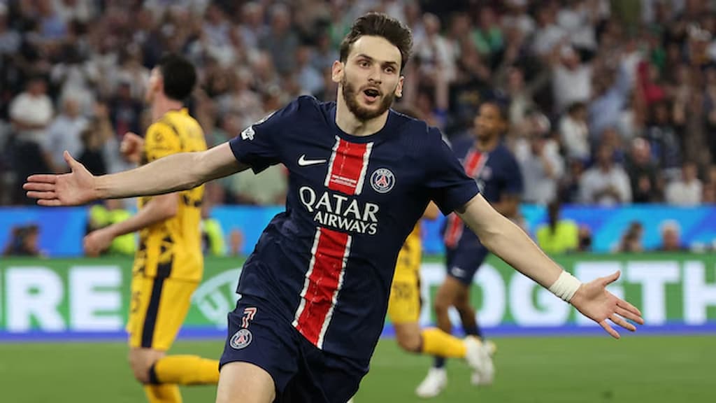 Khvicha Kvartskhelia and PSG lifted the UCL for the first time ever last season - UCL Preview