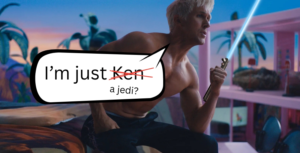 Ryan Gosling from Barbie Movie as Ken. BetOnline's Star Wars Odds: What Will Happen in Starfighter?