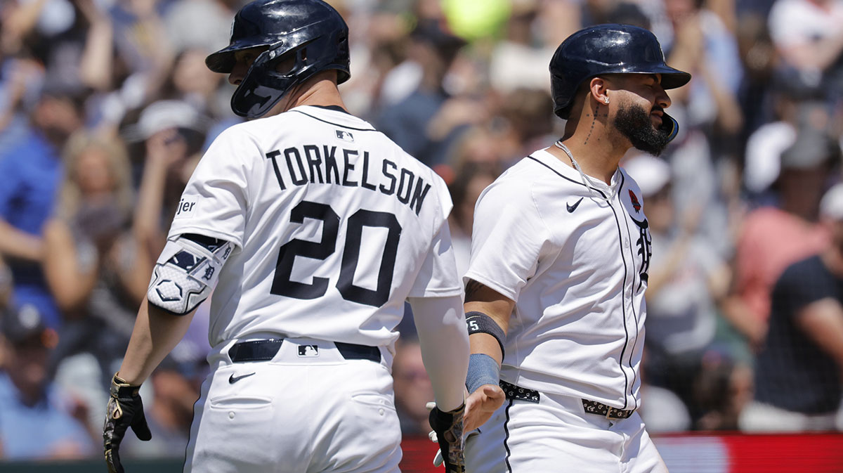 Spencer Torkelson Celebrating - player props