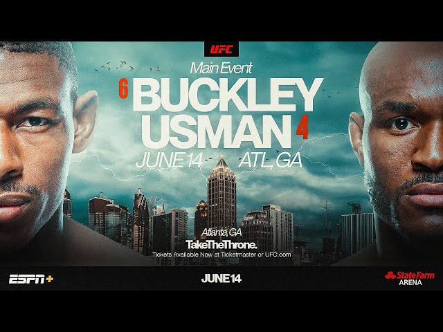 UFC Atlanta Joaquin Buckley vs Kamaru Usman Fight Card Odds, Predictions , Watch Info & FAQ