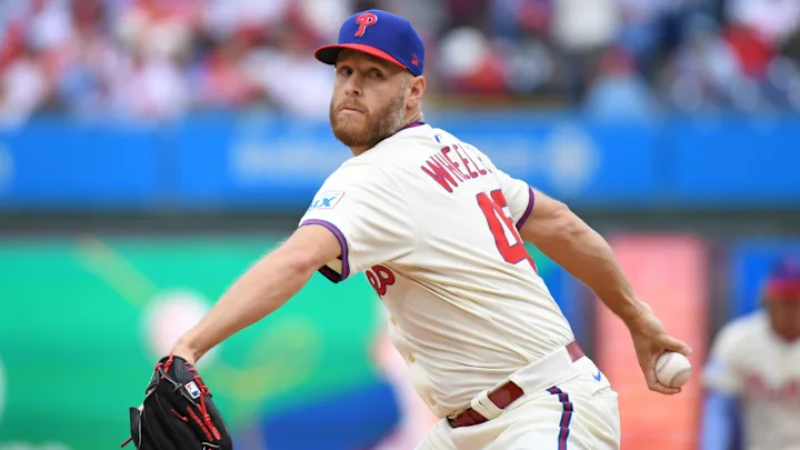 Zack Wheeler Throwing heat