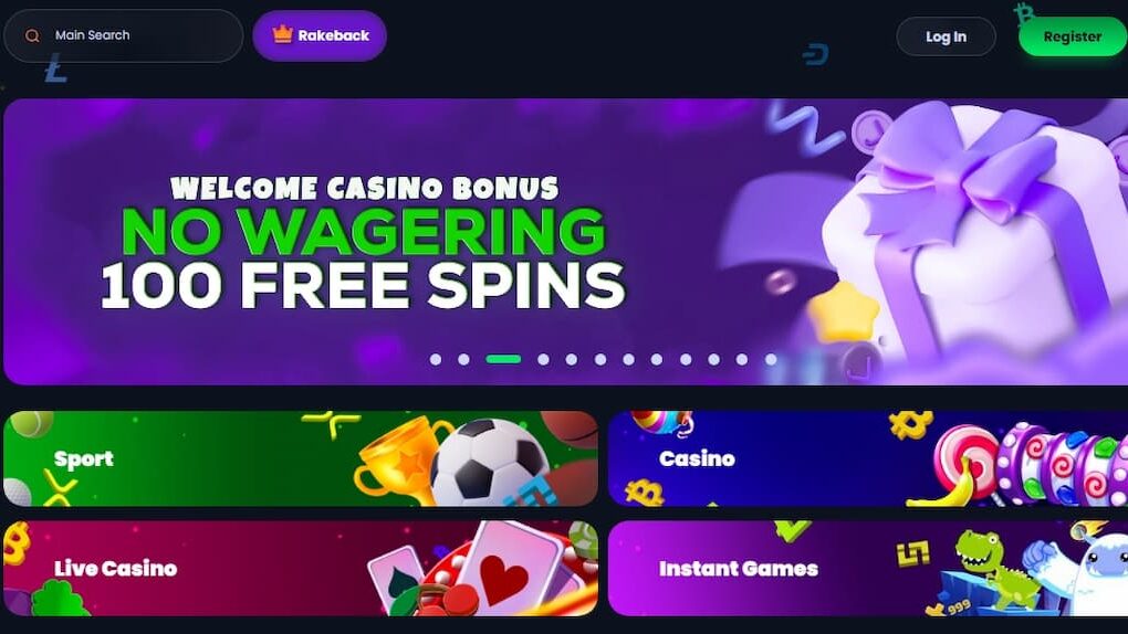 JackBit Casino homepage