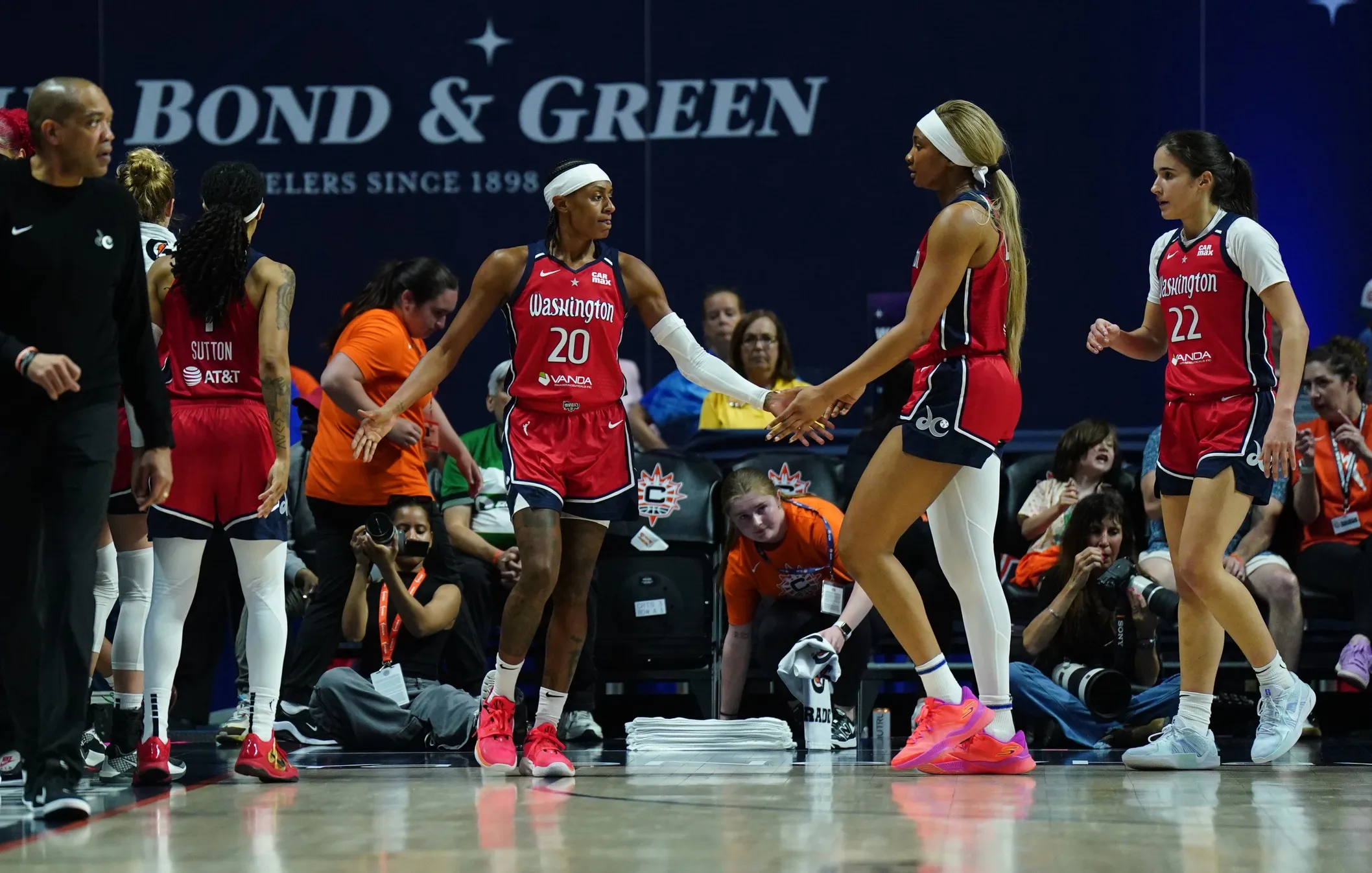 Brittney Sykes and Kiki Iriafen