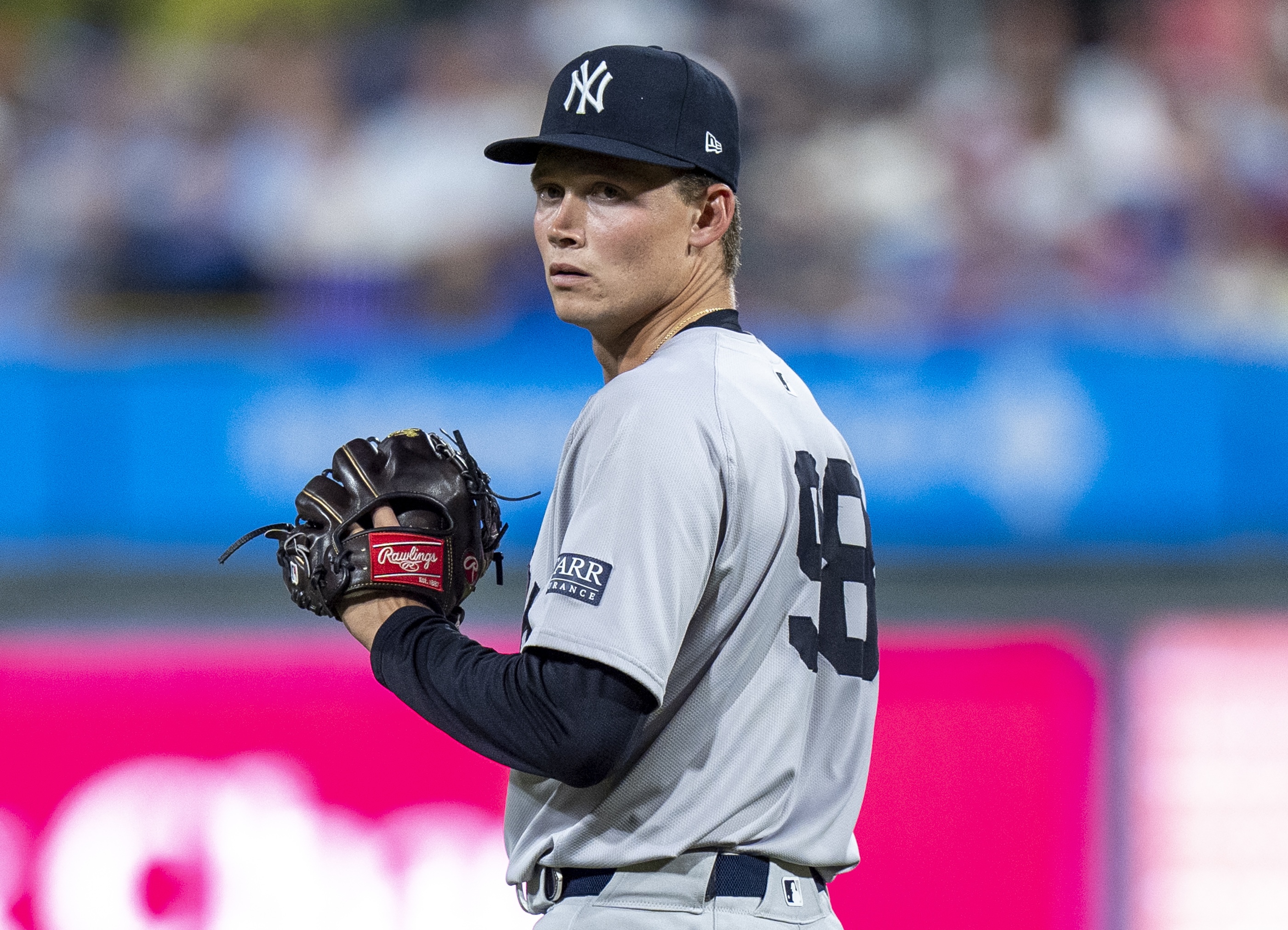 Yankees rookie pitcher, Will Warren - Guerrero Jr props