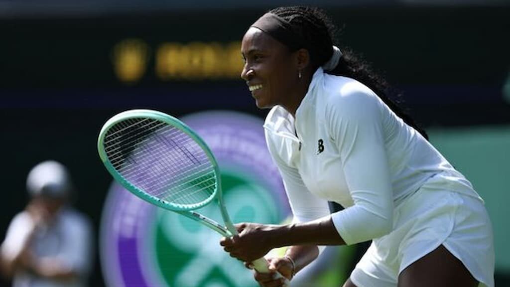Tennis star Coco Gauff smiles during Wimbledon prep - Wimbledon Day 2 Predictions & Picks (July 1, 2025)