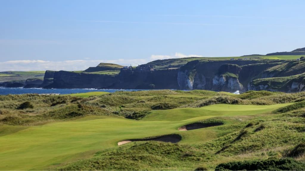 A view of Royal Portrush Golf Club, the site of the 2025 Open Championship - 2025 Open Championship Winner Odds, Favorites & Tournament Info cover