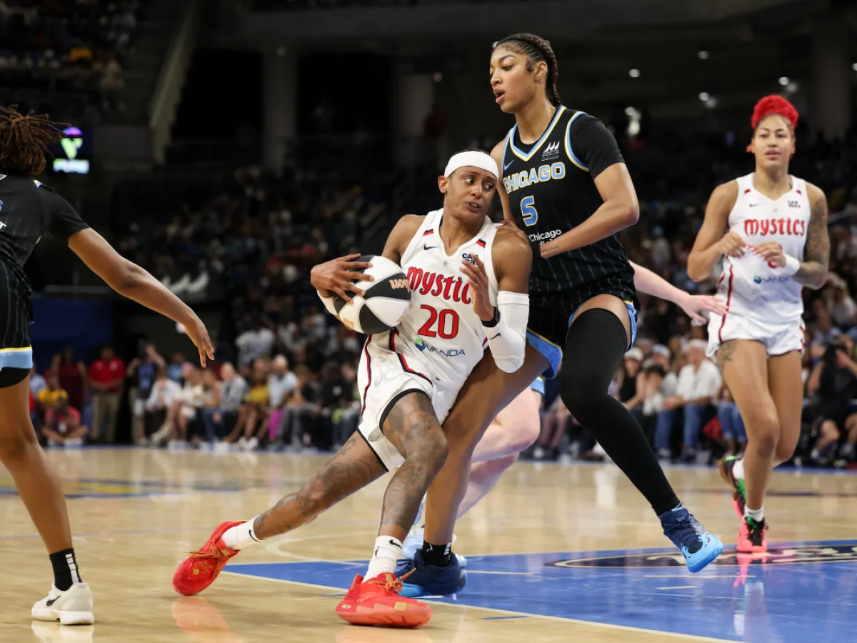 Brittney Sykes and Angel Reese