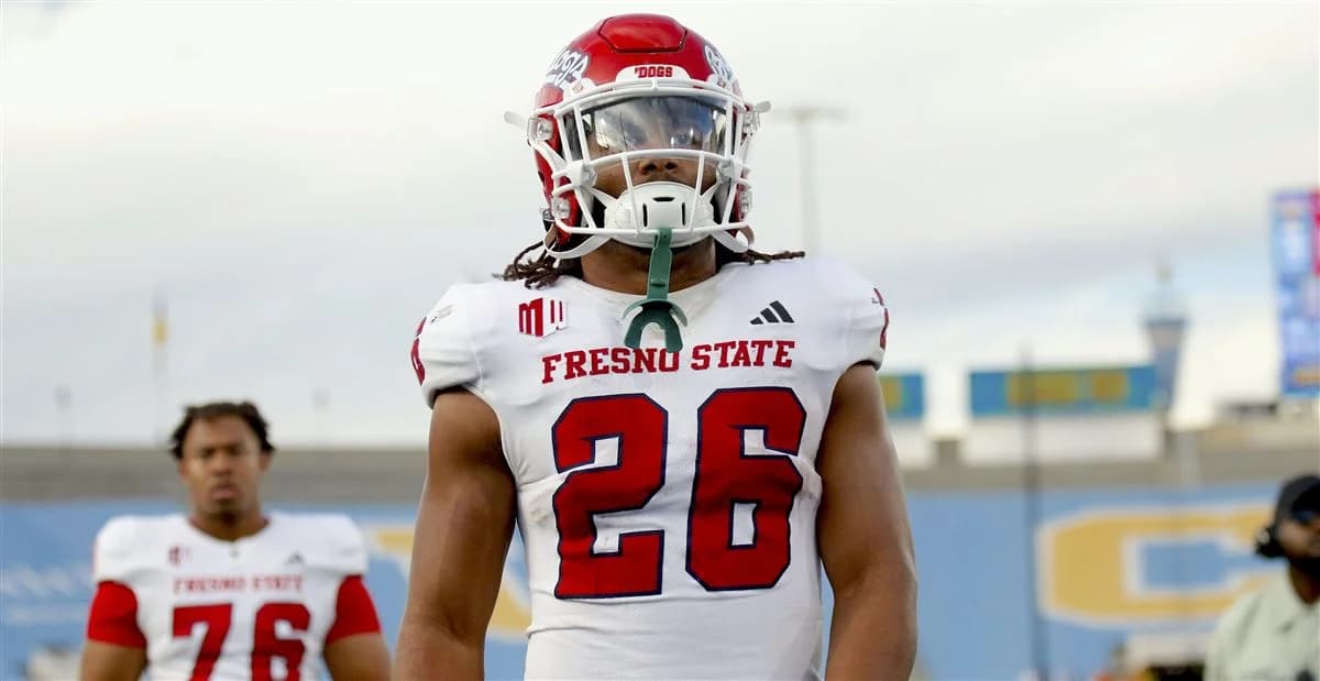 Bryson Donelson leads the Bulldogs this season as their lead running back - Fresno State Kansas Picks
