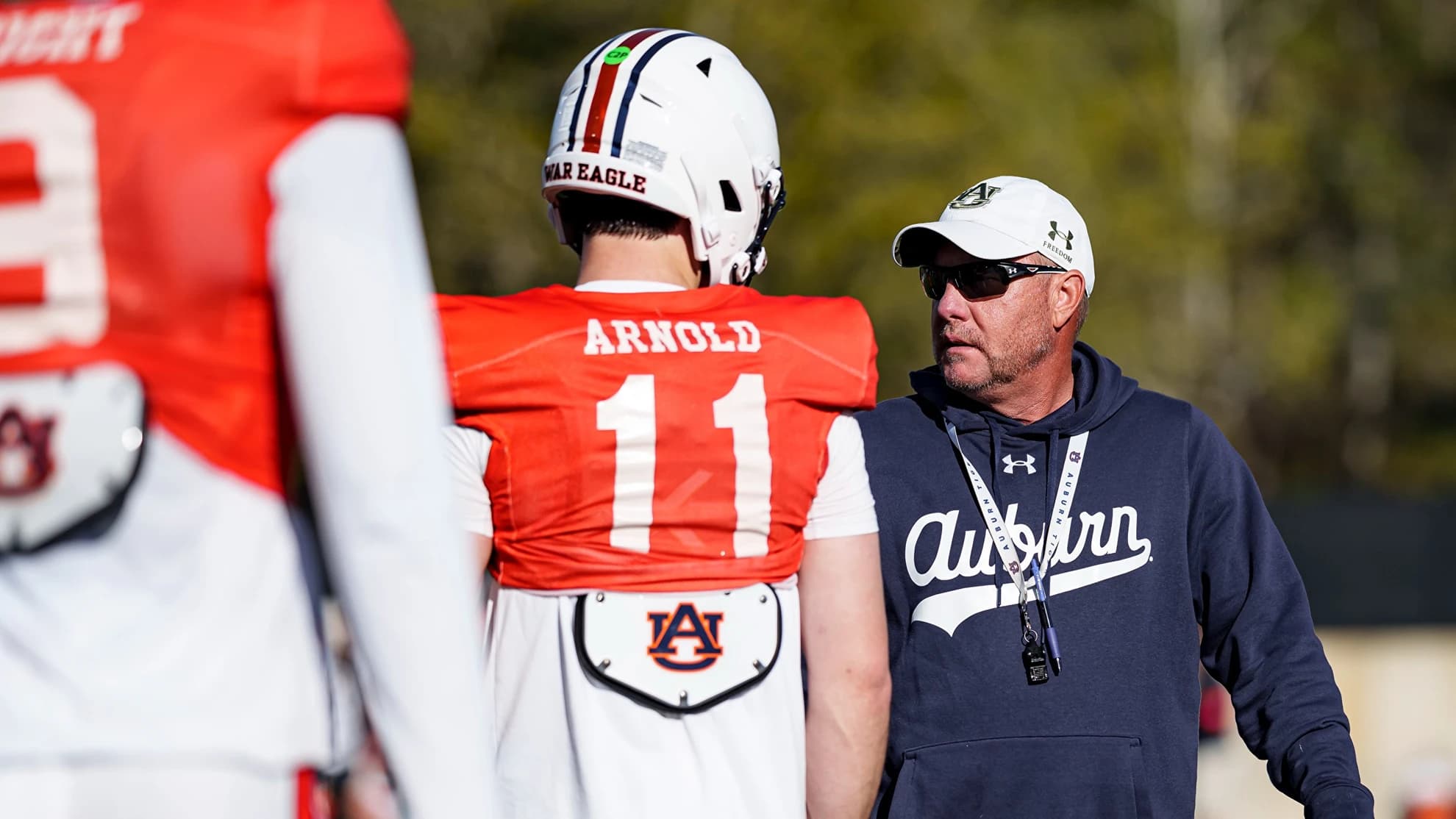 Jackson Arnold and Hugh Freeze lead the Tigers this season - Auburn Baylor Picks
