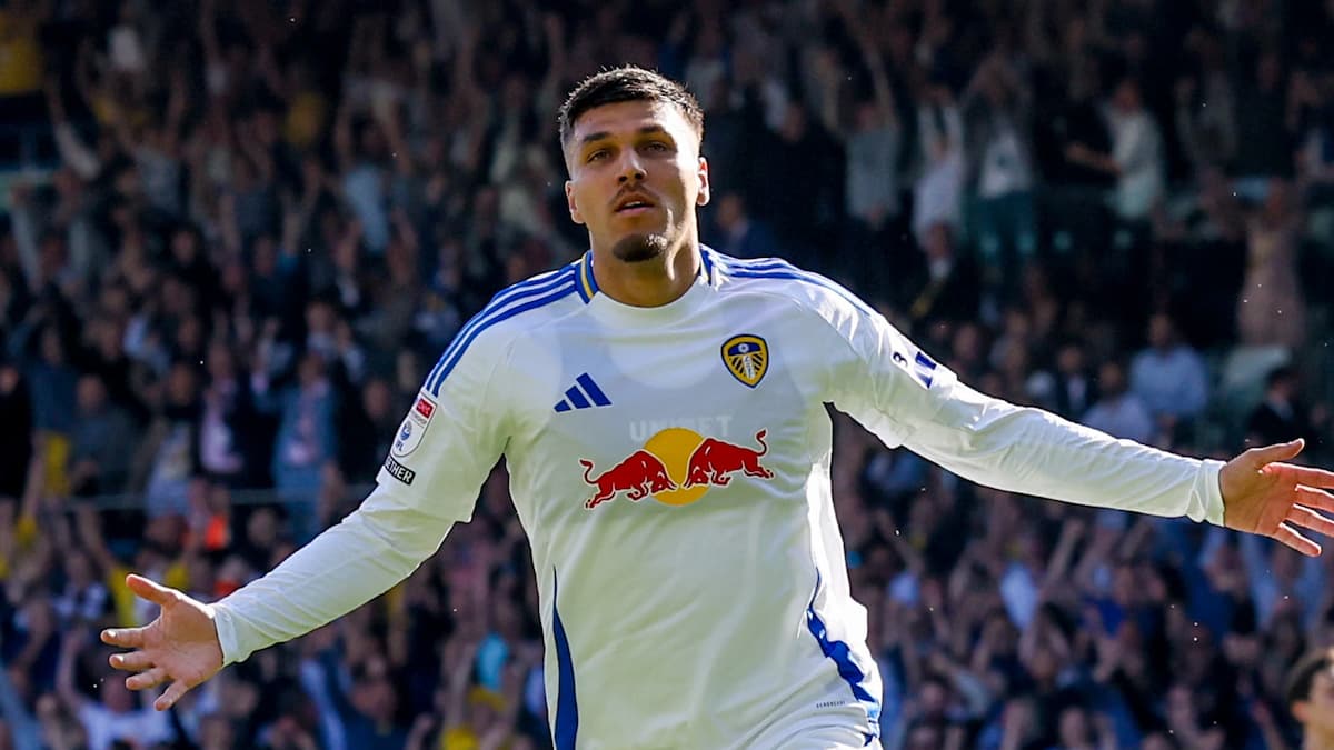 Joel Piroe had 19 goals and six assists for Leeds last year - Leeds United Everton Picks