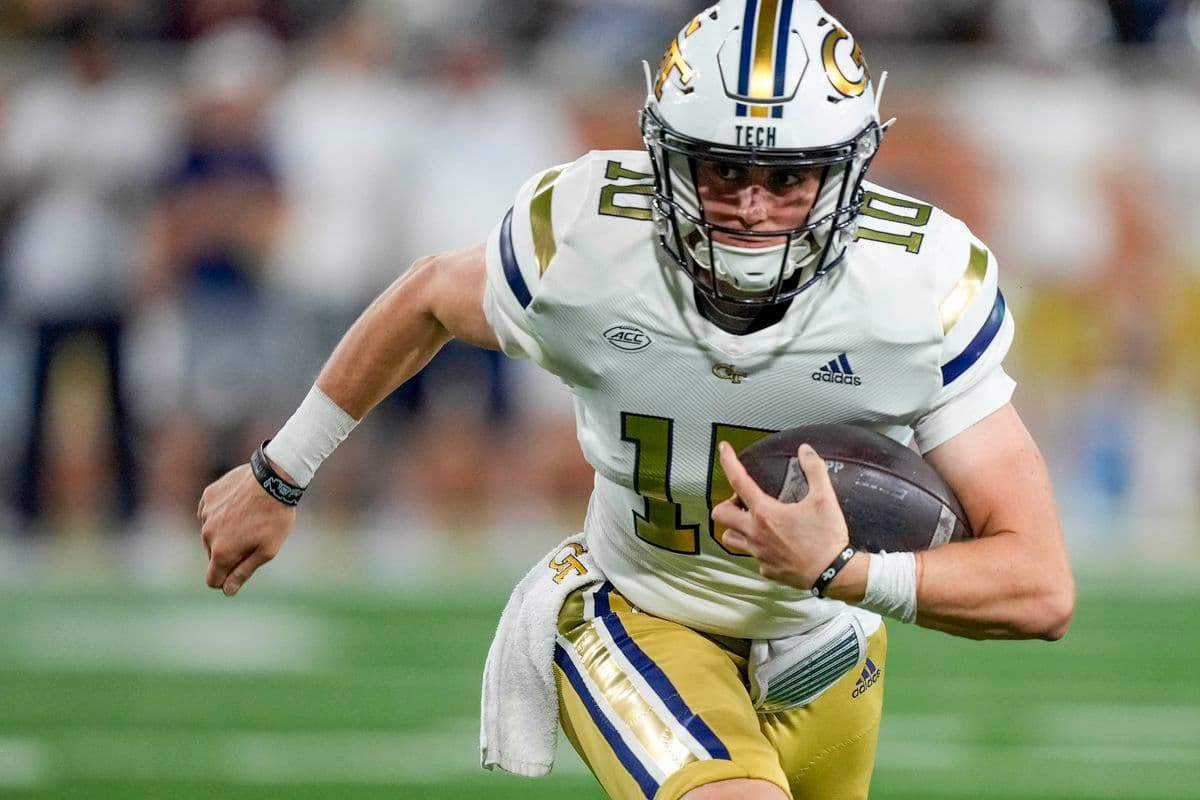 Haynes King threw for 2,100 and ran for 580 yards last season totaling 25 touchdowns - ACC Football Preview Picks Predictions