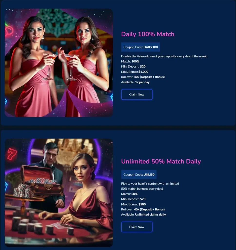 OnlineCasinoGames Other Bonuses