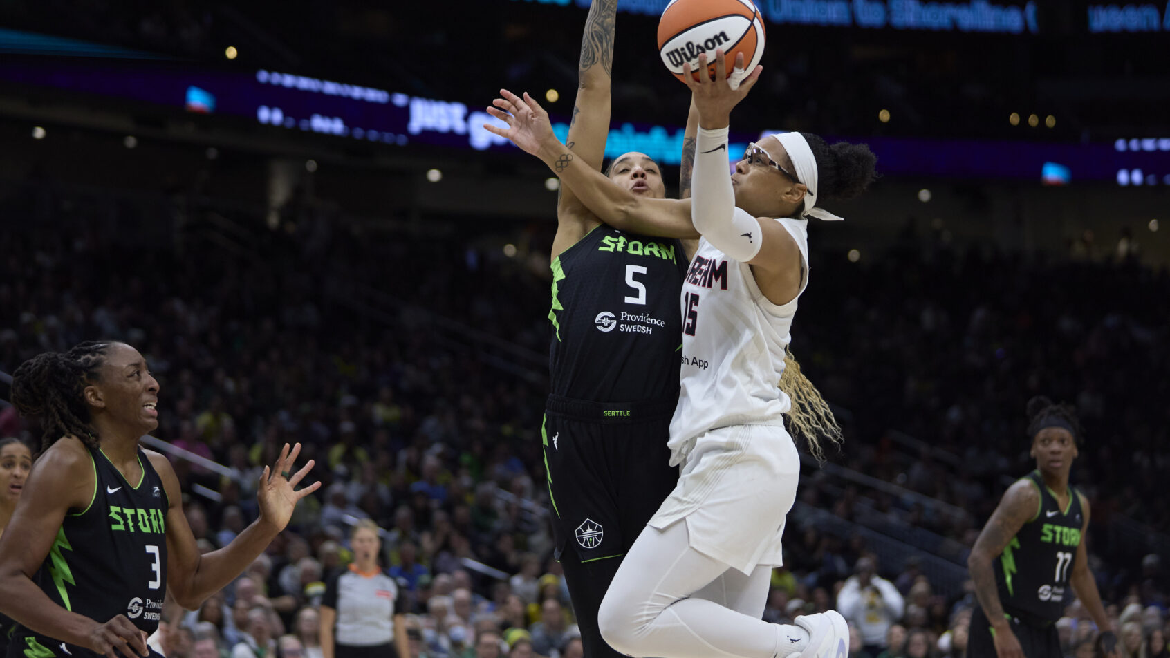 Allisha Gray and Gabby Williams