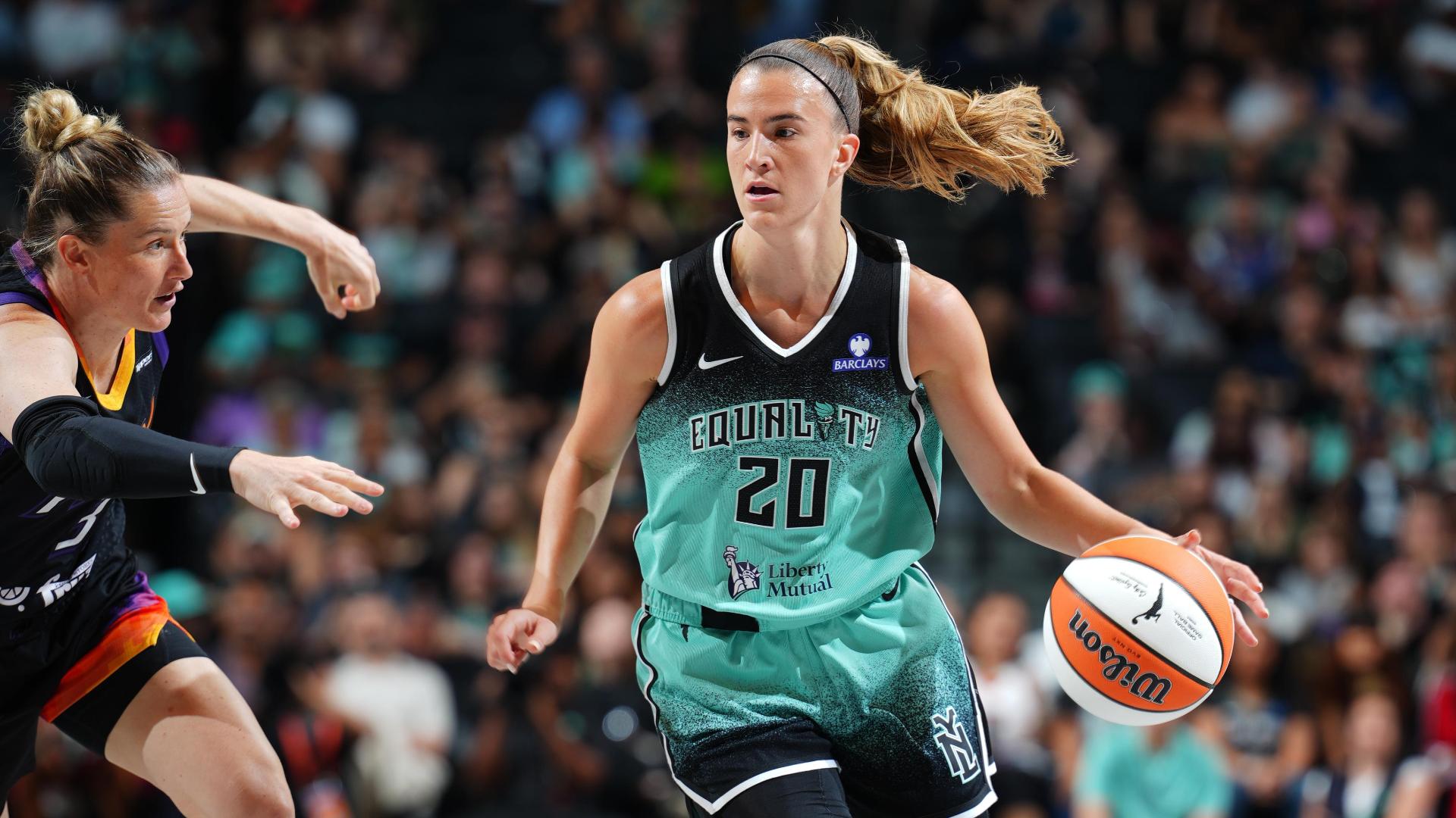 Sabrina Ionescu and Sami Whitcomb