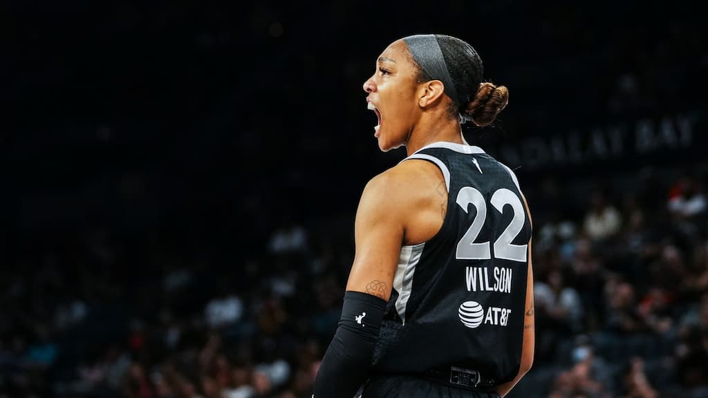 Las Vegas Aces star A'ja Wilson, a three-time WNBA MVP