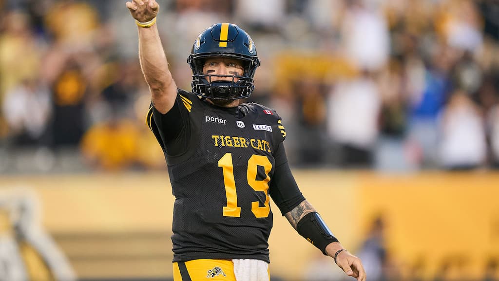 Hamilton Tiger-Cats quarterback Bo Levi Mitchell