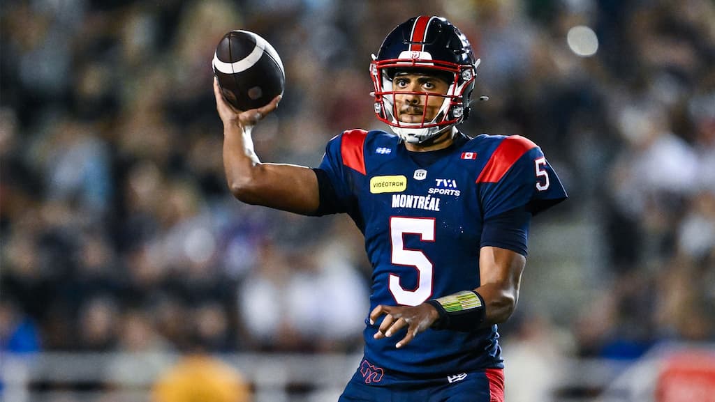Caleb Evans takes over as the Montreal Alouettes' starting quarterback in Week 11