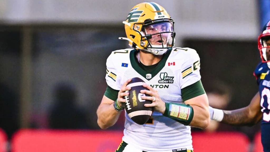 Edmonton Elks quarterback Cody Fajardo leads the CFL in completion percentage entering Week 11