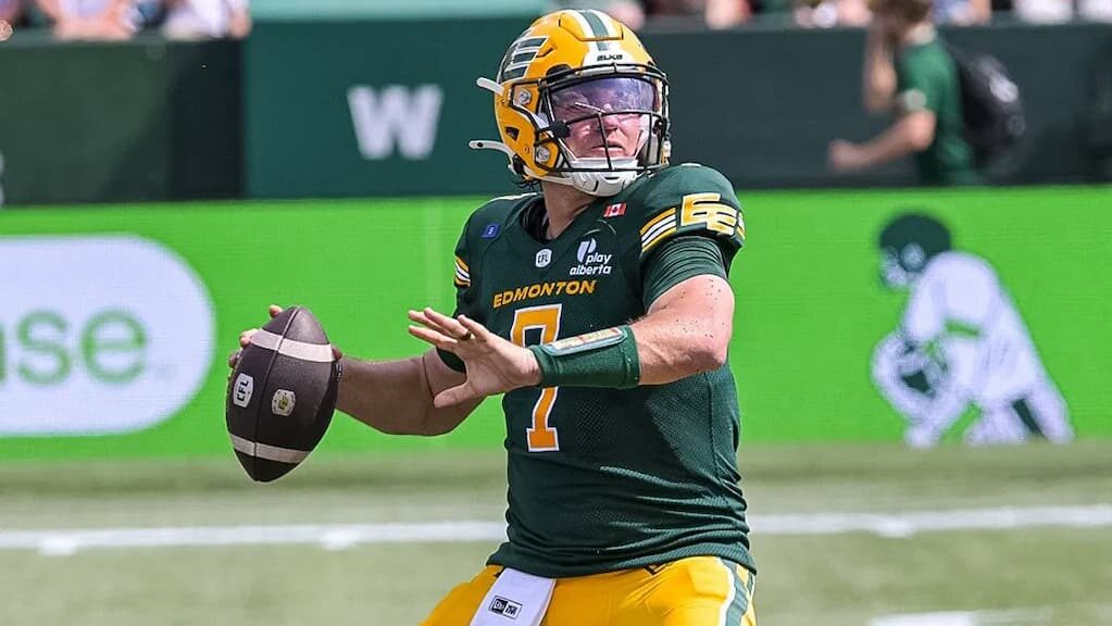 Edmonton Elks QB Cody Fajardo
