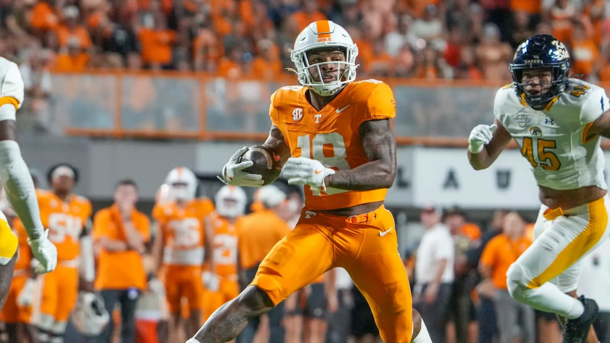 DeSean Bishop has almost 900 all purpose yards this season and 10 touchdowns - Tennessee Florida Picks