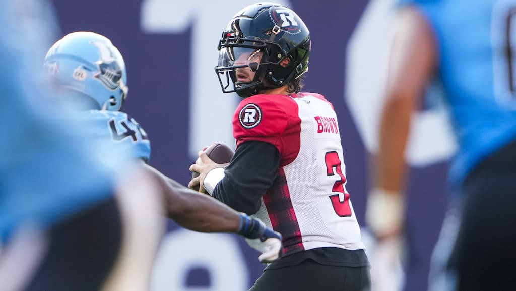 Ottawa Redblacks quarterback Dru Brown