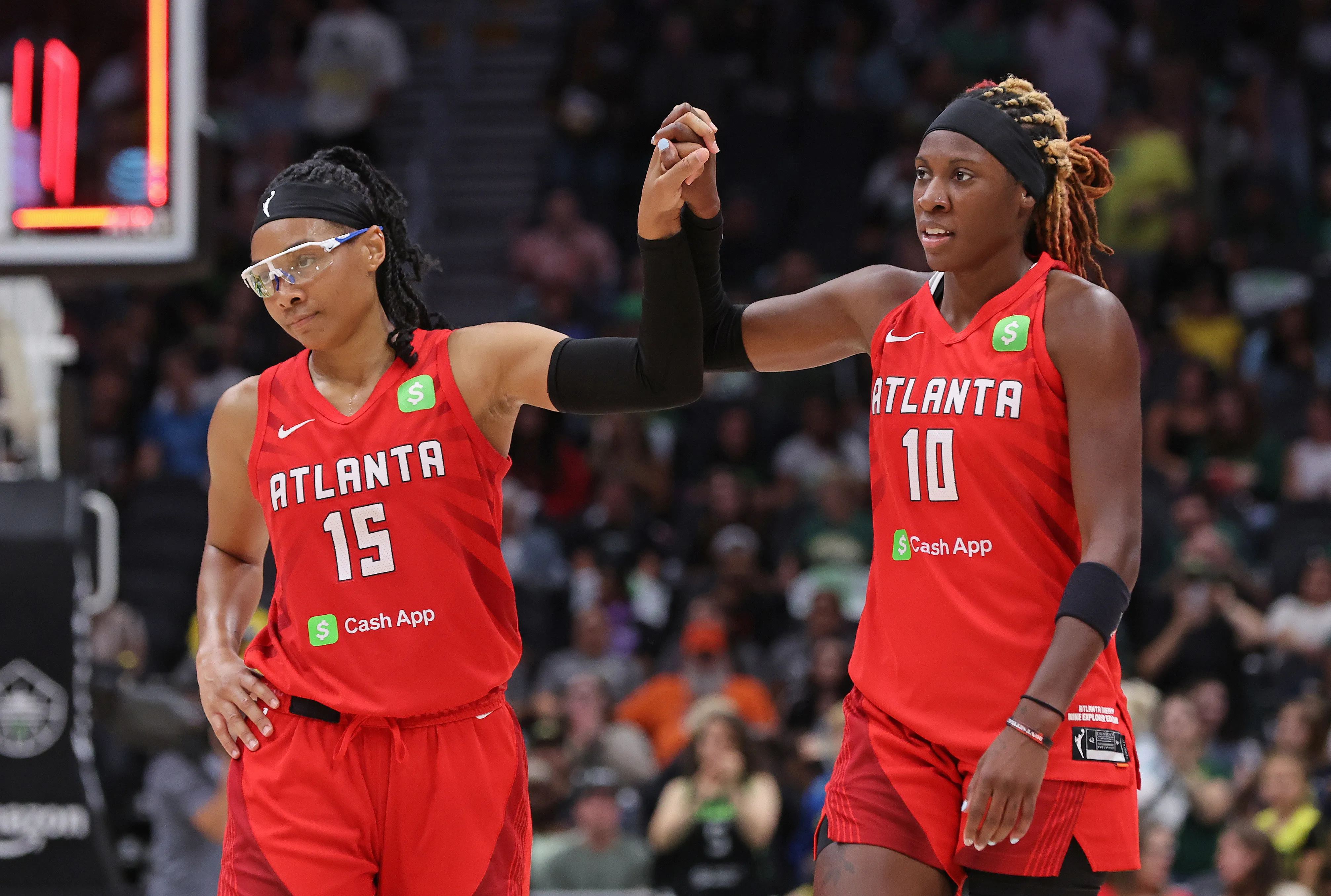 Allisha Gray and Rhyne Howard