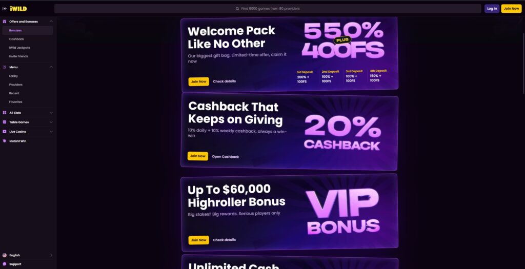 iWild Casino review