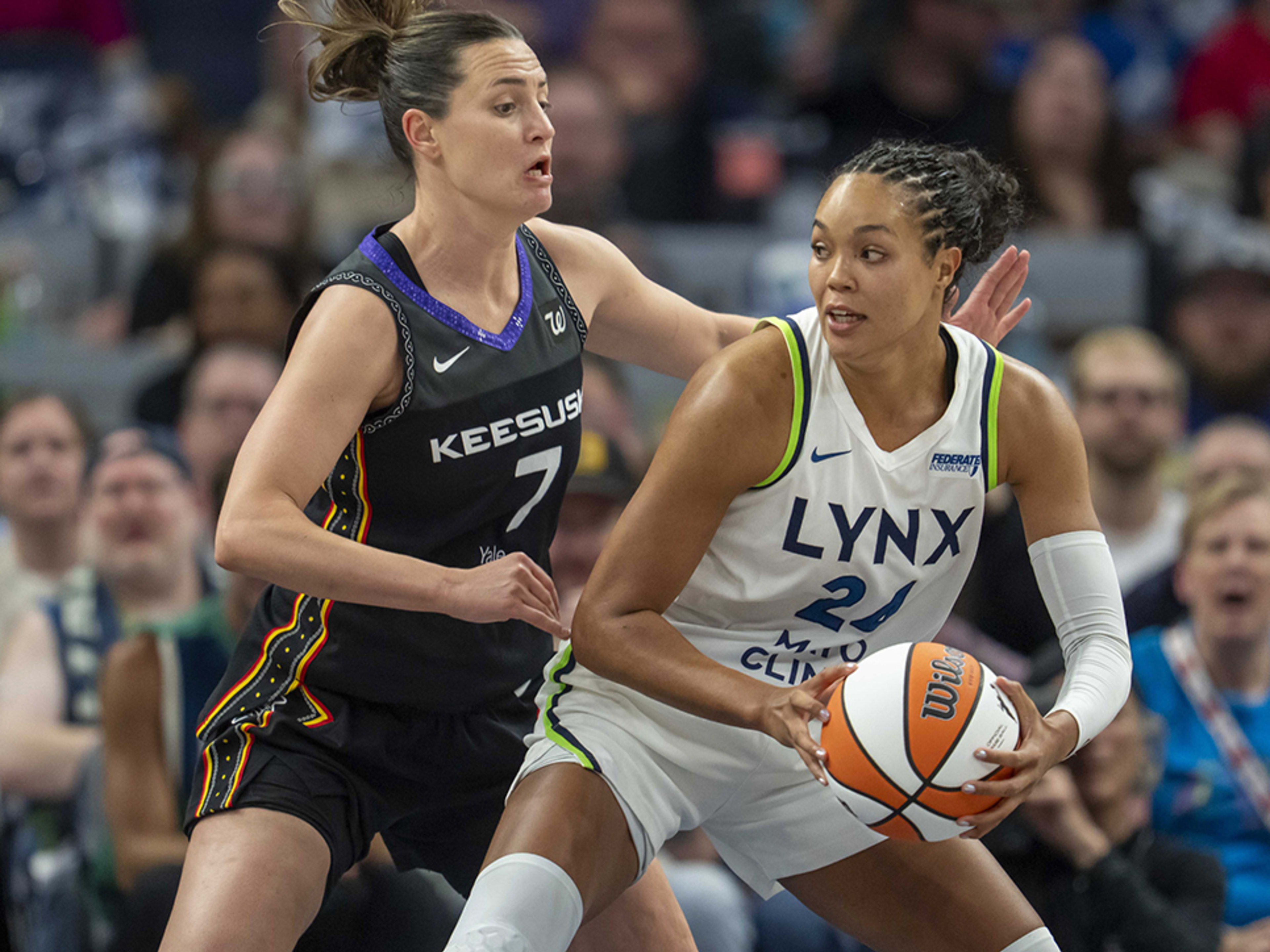 Haley Peters and Napheesa Collier