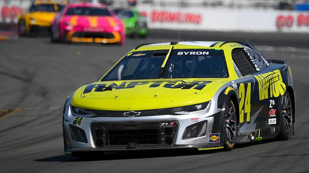 NASCAR Cup Series driver William Byron and the Hendrick Motorsports No. 24 car