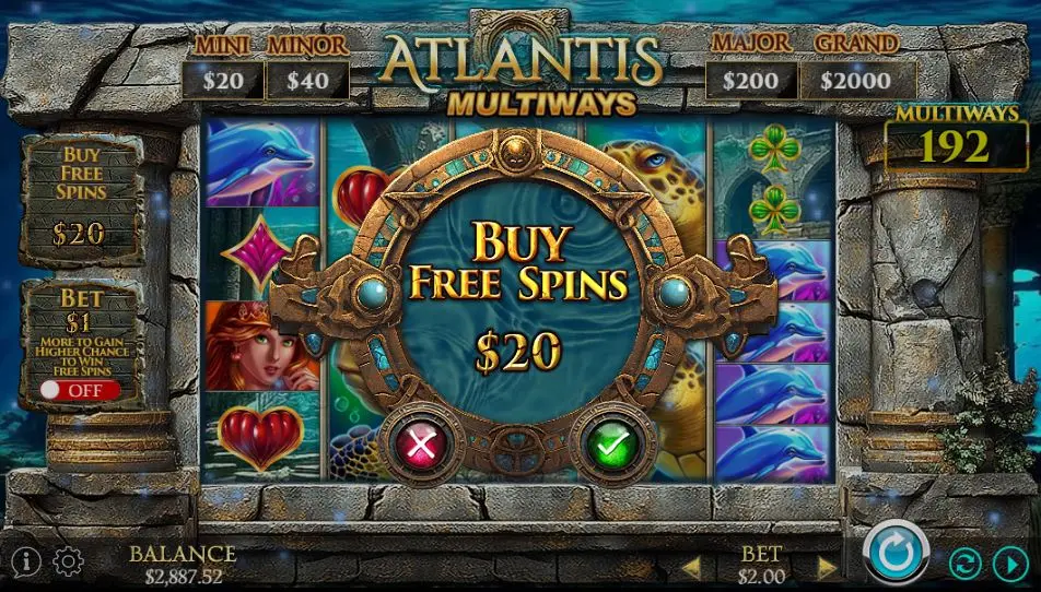 Atlantis Multiways Buy Free Spins