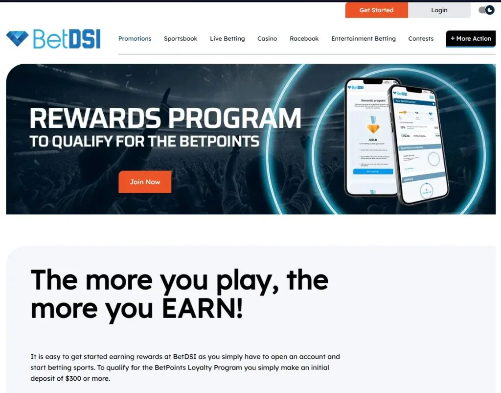 BetDSI Loyalty Program