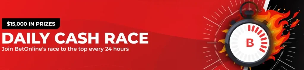 BetOnline Sportsbook $15000 Daily Cash Race
