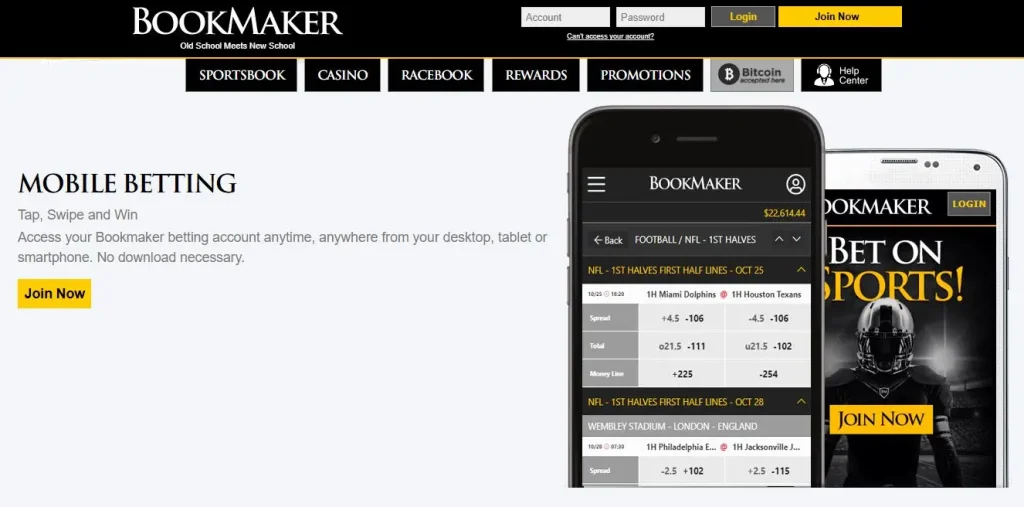 Bookmaker Sportsbook Mobile Betting