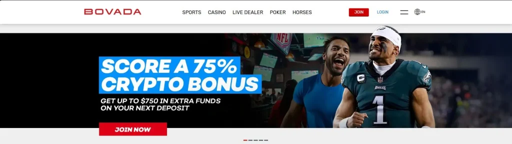 Bovada Sportsbook Crypto Bonus